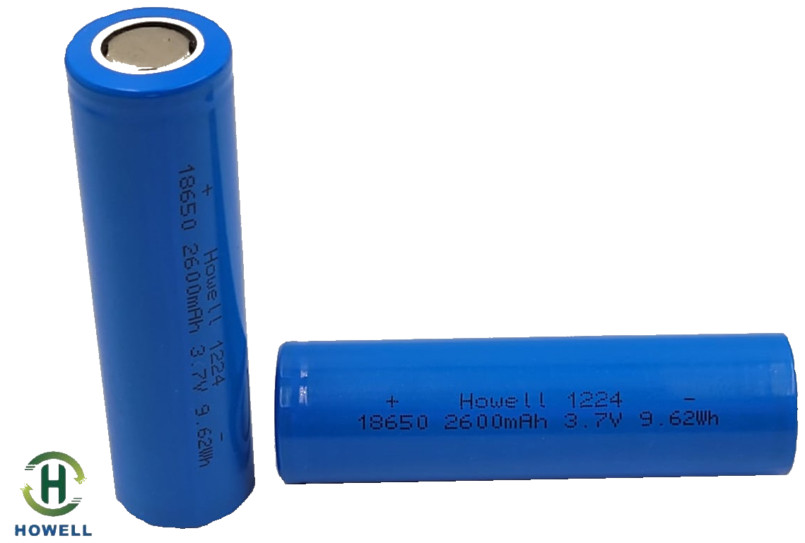 Howell 26j 18650 lithium cell 3.7V 2.6Ah