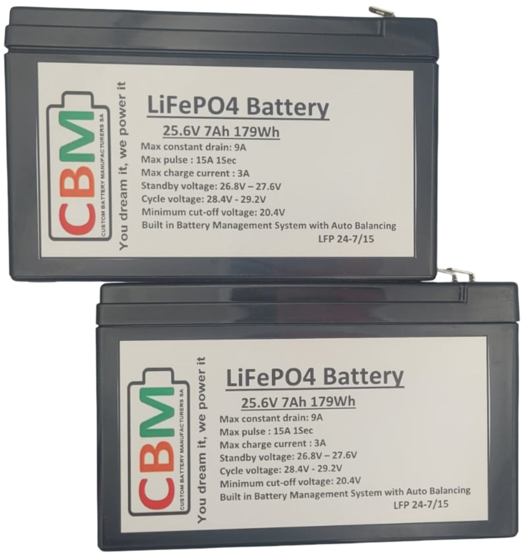 24V gate motor battery