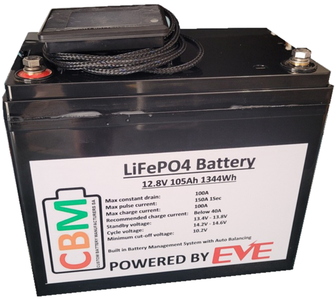 105Ah 12.8A Lead acid replacement