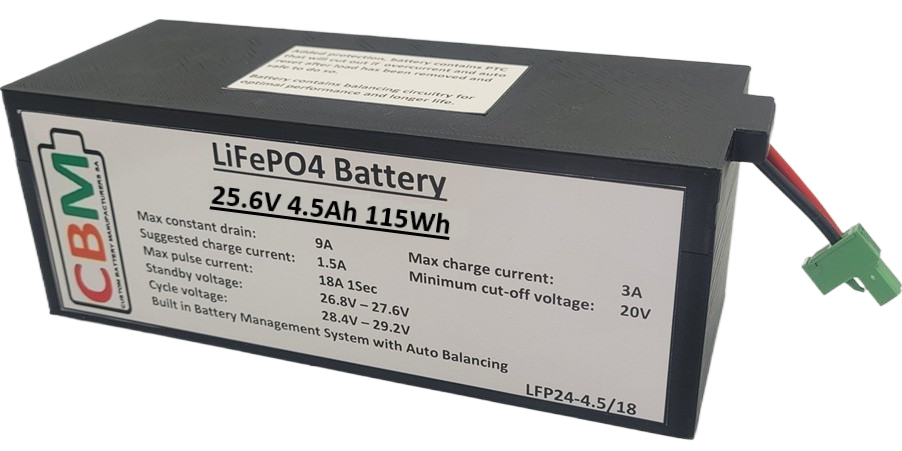 24V garage door battery